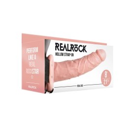 RealRock - Wibrator - dildo na regulowanym pasku 20,5 cm RealRock by Shots