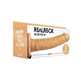 RealRock - Wibrator - dildo na regulowanym pasku 24,5 cm RealRock by Shots