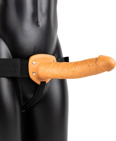 RealRock - Wibrator - dildo na regulowanym pasku 24,5 cm RealRock by Shots RealRock - Wibrator - dildo na regulowanym pasku 24,5 cm RealRock by Shots