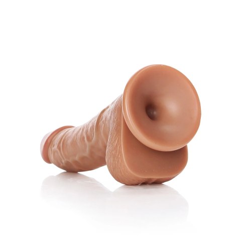 RealRock - Zakrzywione realistyczne dildo z jądrami i przyssawką 15,5 cm RealRock by Shots RealRock - Zakrzywione realistyczne dildo z jądrami i przyssawką 15,5 cm RealRock by Shots