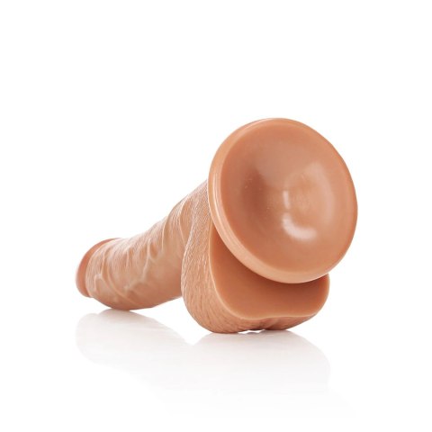 RealRock - Zakrzywione realistyczne dildo z jądrami i przyssawką 18 cm RealRock by Shots RealRock - Zakrzywione realistyczne dildo z jądrami i przyssawką 18 cm RealRock by Shots