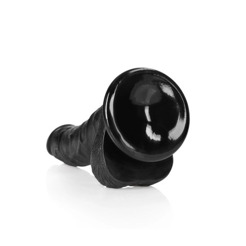RealRock - Zakrzywione realistyczne dildo z jądrami i przyssawką 18 cm RealRock by Shots RealRock - Zakrzywione realistyczne dildo z jądrami i przyssawką 18 cm RealRock by Shots