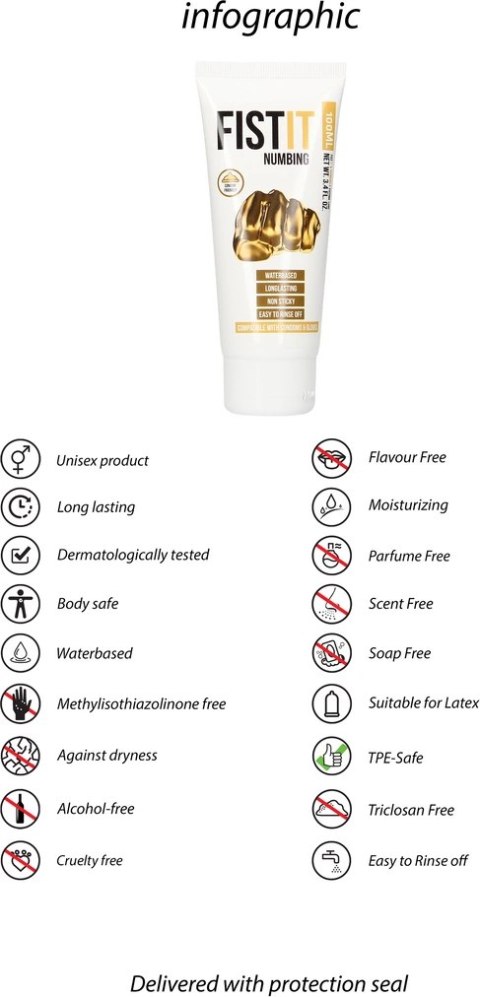 Fist It by Shots - Lubrykant znieczulający 100 ml Fist It by Shots Fist It by Shots - Lubrykant znieczulający 100 ml Fist It by Shots