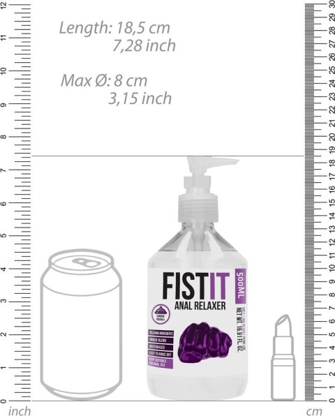 Fist It by Shots - Relaksujący lubrykant do seksu analnego 500 ml Fist It by Shots Fist It by Shots - Relaksujący lubrykant do seksu analnego 500 ml Fist It by Shots