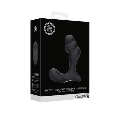 Ouch! - Wibrujący masażer prostaty z pilotem zdalnego sterowania Ouch! by Shots Ouch! - Wibrujący masażer prostaty z pilotem zdalnego sterowania Ouch! by Shots