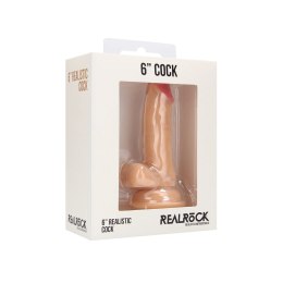 RealRock - Realistyczne dildo z jądrami 15 cm RealRock by Shots