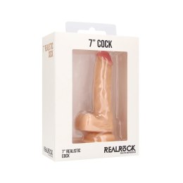 RealRock - Realistyczne dildo z jądrami 18 cm RealRock by Shots