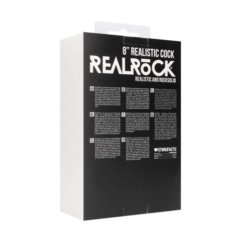 RealRock - Realistyczne dildo z jądrami 20 cm RealRock by Shots RealRock - Realistyczne dildo z jądrami 20 cm RealRock by Shots
