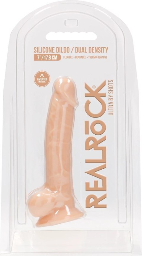 RealRock - Silikonowe dildo z jądrami 18 cm RealRock by Shots RealRock - Silikonowe dildo z jądrami 18 cm RealRock by Shots