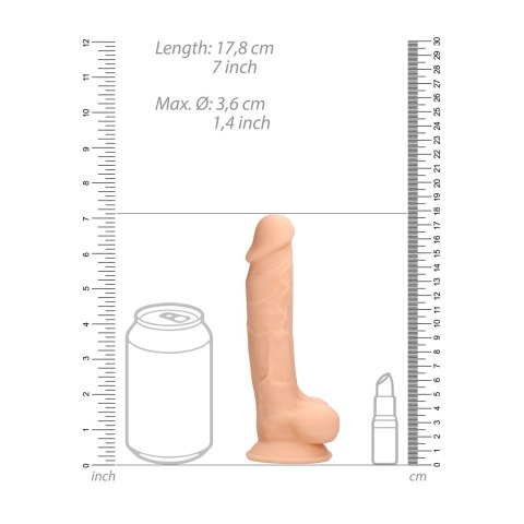 RealRock - Silikonowe dildo z jądrami 18 cm RealRock by Shots RealRock - Silikonowe dildo z jądrami 18 cm RealRock by Shots