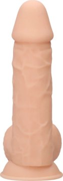 RealRock - Silikonowe dildo z jądrami 21,6 cm RealRock by Shots