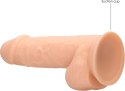 RealRock - Silikonowe dildo z jądrami 21,6 cm RealRock by Shots