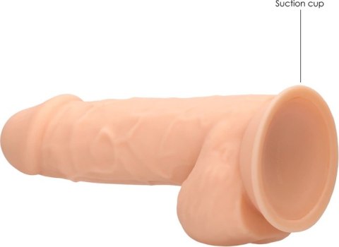 RealRock - Silikonowe dildo z jądrami 21,6 cm RealRock by Shots RealRock - Silikonowe dildo z jądrami 21,6 cm RealRock by Shots