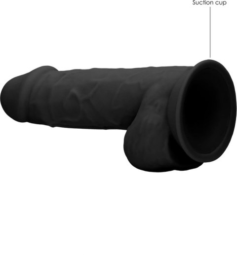 RealRock - Silikonowe dildo z jądrami 21,6 cm RealRock by Shots RealRock - Silikonowe dildo z jądrami 21,6 cm RealRock by Shots