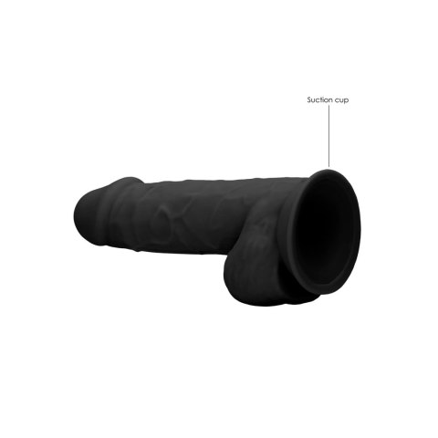 RealRock - Silikonowe dildo z jądrami 21,6 cm RealRock by Shots RealRock - Silikonowe dildo z jądrami 21,6 cm RealRock by Shots