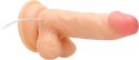 RealRock - Wibrujące realistyczne dildo z jądrami - z pilotem 15 cm RealRock by Shots