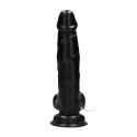 RealRock - Wibrujące realistyczne dildo z jądrami - z pilotem 20 cm RealRock by Shots