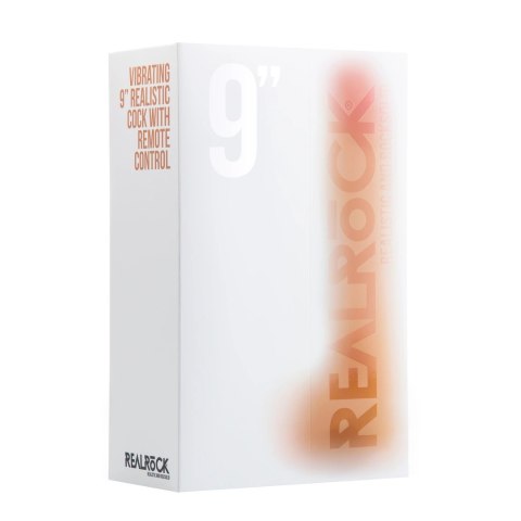 RealRock - Wibrujące realistyczne dildo z jądrami - z pilotem 23 cm RealRock by Shots RealRock - Wibrujące realistyczne dildo z jądrami - z pilotem 23 cm RealRock by Shots