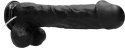 RealRock - Wibrujące realistyczne dildo z jądrami - z pilotem 28 cm RealRock by Shots