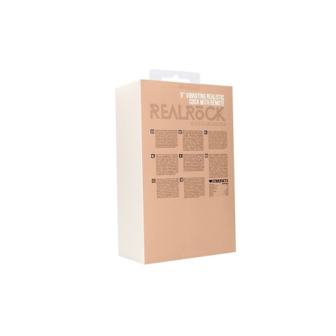 RealRock - Wibrujące realistyczne dildo z pilotem 23 cm RealRock by Shots RealRock - Wibrujące realistyczne dildo z pilotem 23 cm RealRock by Shots