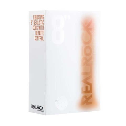 RealRock - Wibrujące realistyczne dildo z pilotem 23 cm RealRock by Shots RealRock - Wibrujące realistyczne dildo z pilotem 23 cm RealRock by Shots