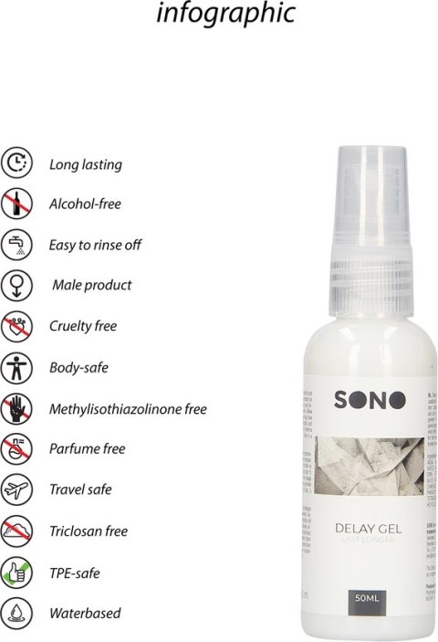 Żel opóźniający orgazm 50ml Sono by Shots Żel opóźniający orgazm 50ml Sono by Shots