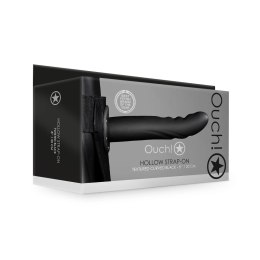 Ouch! - Dildo na pasku z wypustkami - 20 cm Ouch! by Shots