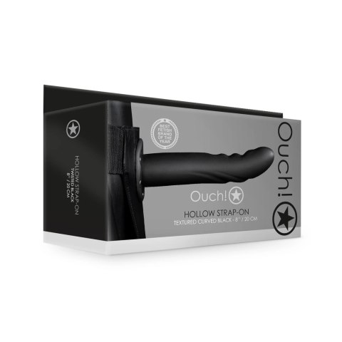 Ouch! - Dildo na pasku z wypustkami - 20 cm Ouch! by Shots Ouch! - Dildo na pasku z wypustkami - 20 cm Ouch! by Shots