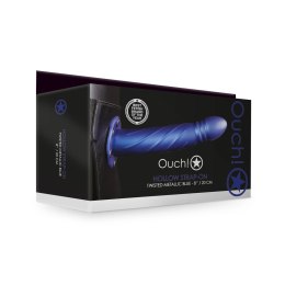 Ouch! - Dildo na pasku - zakręcone wypustki - 20 cm Ouch! by Shots