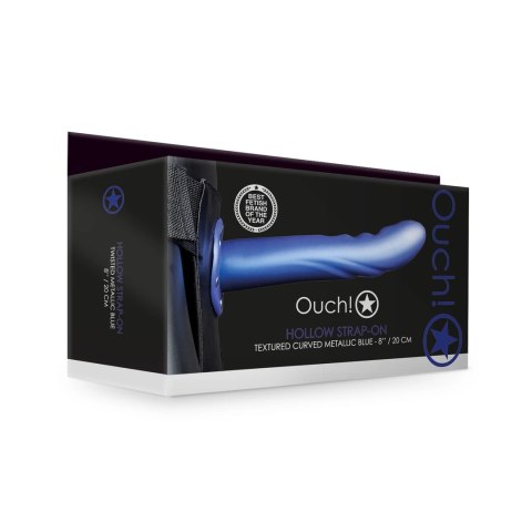 Ouch! - Dildo z delikatnymi wypustami 20 cm Ouch! by Shots Ouch! - Dildo z delikatnymi wypustami 20 cm Ouch! by Shots