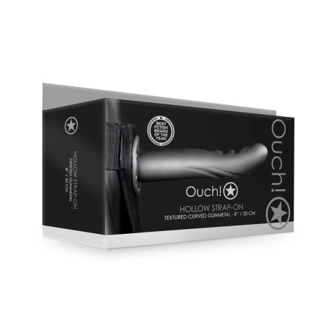 Ouch! - Dildo z delikatnymi wypustami 20 cm Ouch! by Shots Ouch! - Dildo z delikatnymi wypustami 20 cm Ouch! by Shots
