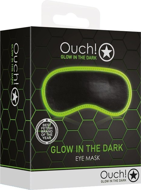 Ouch! - Maska na oczy - świecąca w ciemności Ouch! by Shots Ouch! - Maska na oczy - świecąca w ciemności Ouch! by Shots