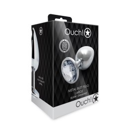 Ouch! - Metalowy korek analny - Okąrgły - Duży Ouch! by Shots