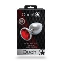 Ouch! - Metalowy korek analny - Okąrgły - Duży Ouch! by Shots
