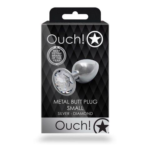 Ouch! - Metalowy korek analny - Okąrgły - Mały Ouch! by Shots Ouch! - Metalowy korek analny - Okąrgły - Mały Ouch! by Shots