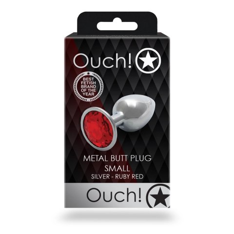 Ouch! - Metalowy korek analny - Okąrgły - Mały Ouch! by Shots Ouch! - Metalowy korek analny - Okąrgły - Mały Ouch! by Shots