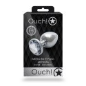 Ouch! - Metalowy korek analny - Okąrgły - Średni Ouch! by Shots