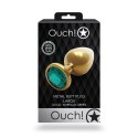 Ouch! - Metalowy korek analny - Okragły - Duży Ouch! by Shots