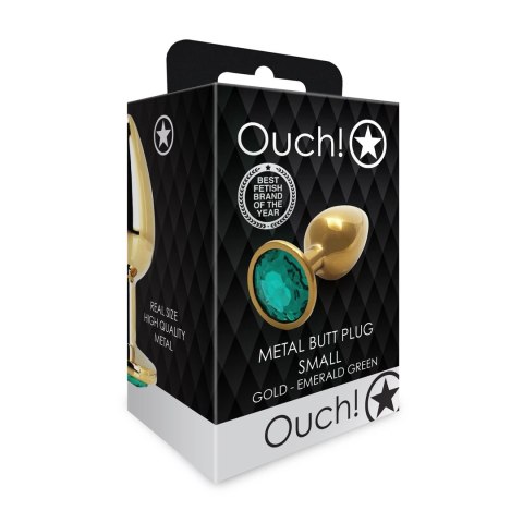 Ouch! - Metalowy korek analny - Okragły - Mały Ouch! by Shots Ouch! - Metalowy korek analny - Okragły - Mały Ouch! by Shots