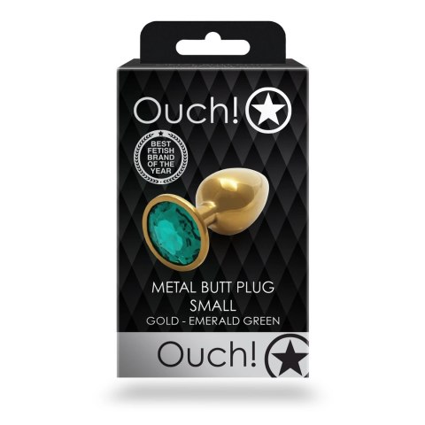 Ouch! - Metalowy korek analny - Okragły - Mały Ouch! by Shots Ouch! - Metalowy korek analny - Okragły - Mały Ouch! by Shots