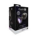 Ouch! - Metalowy korek analny - Serce - Duży Ouch! by Shots