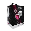 Ouch! - Metalowy korek analny - Serce - Duży Ouch! by Shots