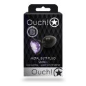 Ouch! - Metalowy korek analny - Serce - Mały Ouch! by Shots