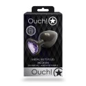 Ouch! - Metalowy korek analny - Serce - Średni Ouch! by Shots