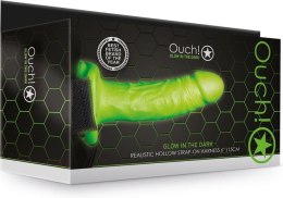 Ouch! - Realistyczna uprząż na pasku - świecąca w ciemności - 18 cm Ouch! by Shots