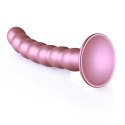 Ouch! - Silikonowe dildo G-Spot z koralikami - 16,5 cm Ouch! by Shots