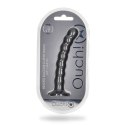 Ouch! - Silikonowe dildo G-Spot z koralikami - 16,5 cm Ouch! by Shots