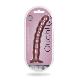 Ouch! - Silikonowe dildo G-Spot z koralikami - 20,5 cm Ouch! by Shots