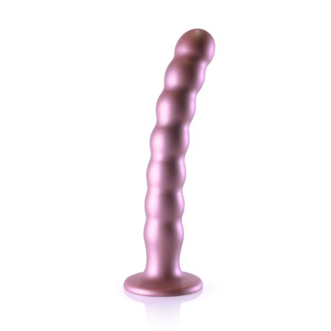 Ouch! - Silikonowe dildo G-Spot z koralikami - 20,5 cm Ouch! by Shots Ouch! - Silikonowe dildo G-Spot z koralikami - 20,5 cm Ouch! by Shots