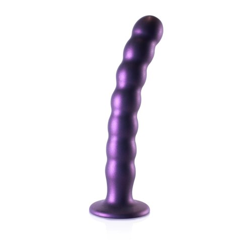Ouch! - Silikonowe dildo G-Spot z koralikami - 20,5 cm Ouch! by Shots Ouch! - Silikonowe dildo G-Spot z koralikami - 20,5 cm Ouch! by Shots
